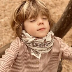 APACHES FOULARD LATIKA 100X100CM "BENGALE" LATTE 10 APACHES FOULARD LATIKA 100X100CM "BENGALE" LATTE -Bébé Produits Vente apaches foulard latika 100x100cm bengale latte 2