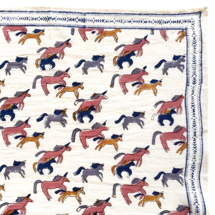 APACHES FOULARD LATIKA 100X100CM "LICORNE" SAHARA 6 APACHES FOULARD LATIKA 100X100CM "LICORNE" SAHARA – Image 6