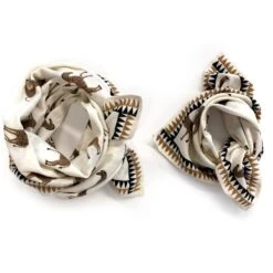 APACHES FOULARD LATIKA 100X100CM "ZÈBRE" CRÈME -Bébé Produits Vente apaches foulard latika 100x100cm zebre creme 4