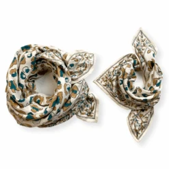 APACHES FOULARD MANIKA 50X50CM "GRAOU" JUNGLE -Bébé Produits Vente apaches foulard manika 50x50cm graou jungle 4