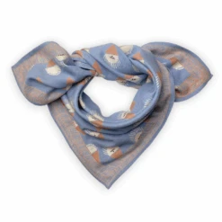 APACHES FOULARD MANIKA 50X50CM "SORBET" DENIM