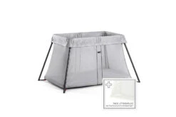 BABYBJORN PACK LIT DE VOYAGE LIGHT - GRIS + DRAP HOUSSE
