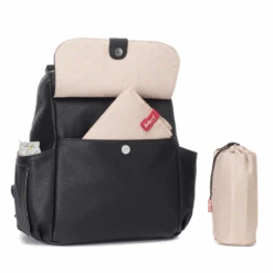 BABYMEL SAC A DOS A LANGER ROBYN VEGAN LEATHER BLACK -Bébé Produits Vente babymel sac a dos a langer robyn vegan leather bla 2