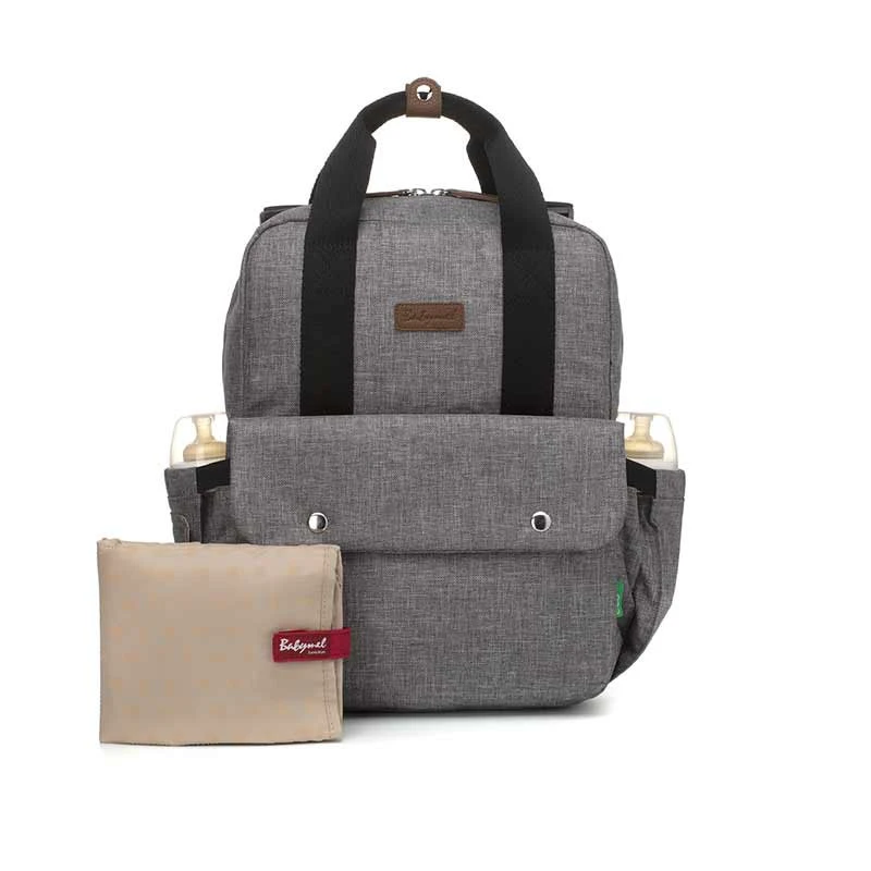 BABYMEL SAC A LANGER - SAC A DOS GEORGI ECO GRIS 5 BABYMEL SAC A LANGER - SAC A DOS GEORGI ECO GRIS – Image 5