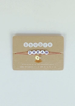 BBUBLE BRACELET ENFANT - DREAM - MÉDAILLON DORÉ ÉTOILÉ