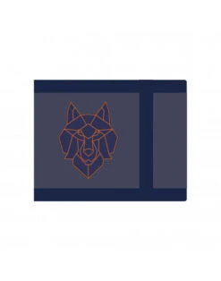 CARAMEL ET CIE PORTEFEUILLE "LOUP BLEU"