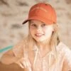 CHAMAYE CASQUETTE ENFANT "FOREVER YOUNG" ROUILLE