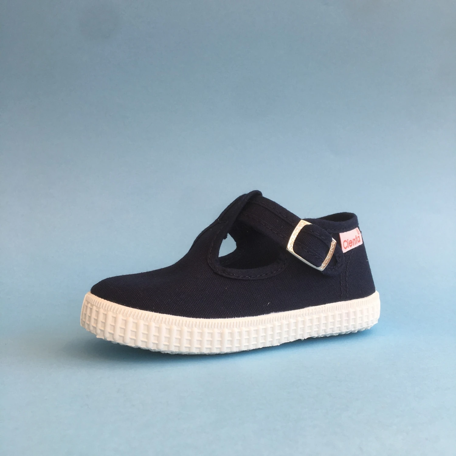 CIENTA CHAUSSURES EN TOILE AVEC BOUCLE PRESSION BLEU JEAN 1 CIENTA CHAUSSURES EN TOILE AVEC BOUCLE PRESSION BLEU JEAN
