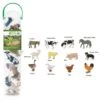 COLLECTA MINI SET DE 12 ANIMAUX DE LA FERME (7-11CM)