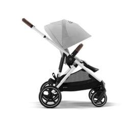 CYBEX CYBEX GAZELLE S - POUSSETTE CADRE SILVER - ASSISE & PANIER LAVA GREY -Bébé Produits Vente cybex cybex gazelle s poussette cadre silver assis 4
