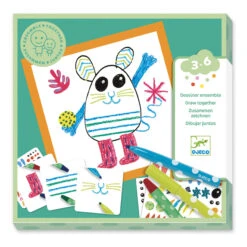 DJECO COLORIAGE LES ANIMAUX RIGOLOS