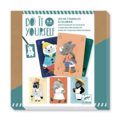 DJECO DIY - JEU DE 7 FAMILLES - CHIC ANIMAUX +5ANS -Bébé Produits Vente djeco diy jeu de 7 familles chic animaux 5ans 6