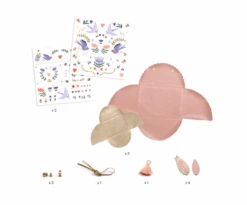 DJECO DIY - POCHETTE & PORTE-MONNAIE ASSORTIES +6ANS -Bébé Produits Vente djeco diy pochette porte monnaie assorties 6ans 2