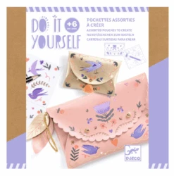 DJECO DIY - POCHETTE & PORTE-MONNAIE ASSORTIES +6ANS