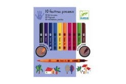 DJECO FEUTRES PINCEAUX X10 - CLASSIQUE