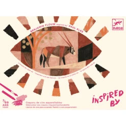 DJECO INSPIRED BY PAUL KLEE - PASTEL AQUARELLABLE - DÉSERT +7ANS