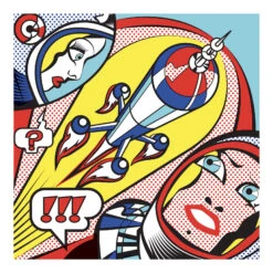 DJECO INSPIRED BY ROY LICHTENSTEIN - FEUTRE & DÉCALCOMANIE - HEROES +7ANS -Bébé Produits Vente djeco inspired by roy lichtenstein feutre decalcom 3