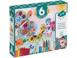 DJECO KIT 6 ACTIVITÉ CRÉATIVES ANIMAUX 3-6ANS