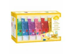 DJECO PEINTURE A DOIGTS X6 TUBES +18MOIS - PAILLETTES