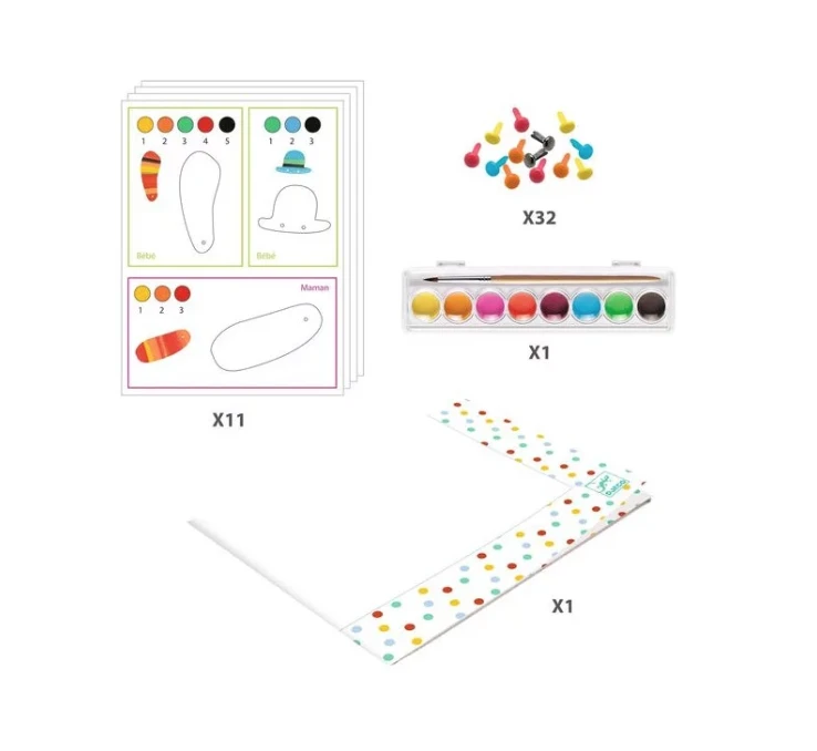 DJECO PEINTURE GÉANTE ARTICULÉE - LA FAMILLE RENARD +3ANS 4 DJECO PEINTURE GÉANTE ARTICULÉE - LA FAMILLE RENARD +3ANS – Image 4