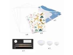 DJECO PEINTURE JAPONAISE & DÉCALCOMANIES - DERNIÈRES NEIGES +6ANS -Bébé Produits Vente djeco peinture japonaise decalcomanies dernieres n 4