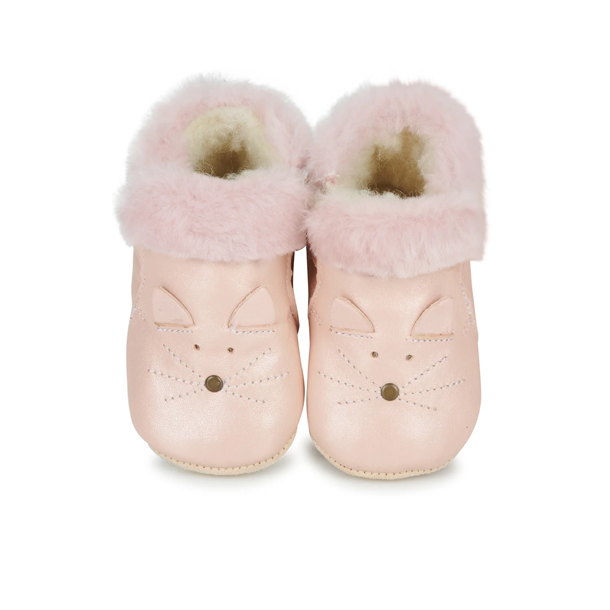 EASY PEASY CHAUSSON FOURRE AVEC PATIN "FOUBLU" CHAT ROSE 2 EASY PEASY CHAUSSON FOURRE AVEC PATIN "FOUBLU" CHAT ROSE – Image 2