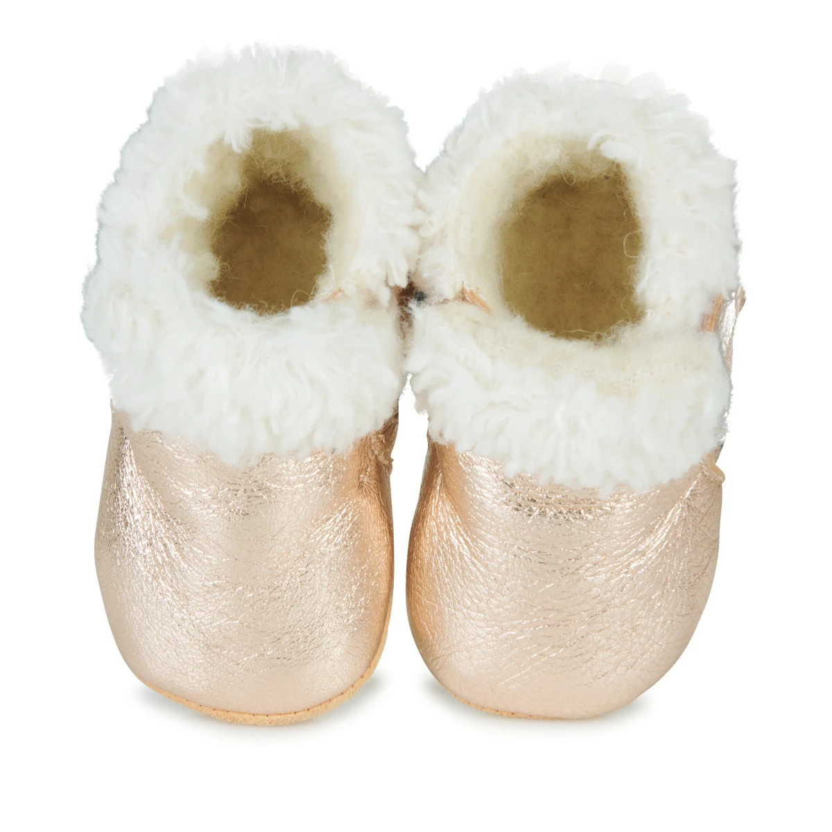 EASY PEASY CHAUSSON FOURRE AVEC PATIN "FOUBLU" PINK 2 EASY PEASY CHAUSSON FOURRE AVEC PATIN "FOUBLU" PINK – Image 2