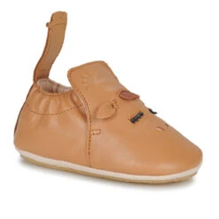 EASY PEASY CHAUSSON SOUPLE ANTIDÉRAPANT "BLUBLU" CHAMEAU OXI