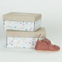 EASY PEASY CHAUSSON SOUPLE ANTIDÉRAPANT "BLUBLU" COEUR AILÉ ROSE -Bébé Produits Vente easy peasy chausson souple antiderapant blublu coe 20