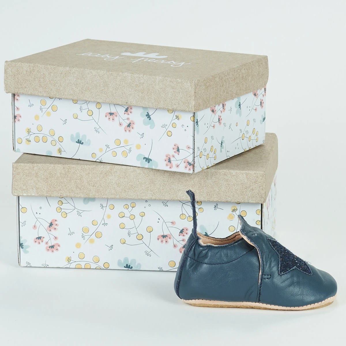 EASY PEASY CHAUSSON SOUPLE ANTIDÉRAPANT "BLUBLU" ETOILE BLEU JEAN 5 EASY PEASY CHAUSSON SOUPLE ANTIDÉRAPANT "BLUBLU" ETOILE BLEU JEAN – Image 5