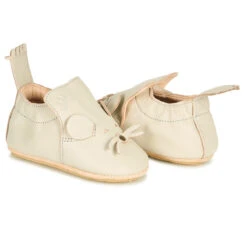 EASY PEASY CHAUSSON SOUPLE ANTIDÉRAPANT "BLUBLU" MOUSE SANDSHELL -Bébé Produits Vente easy peasy chausson souple antiderapant blublu mou 2