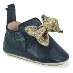 EASY PEASY CHAUSSON SOUPLE ANTIDÉRAPANT "BLUBLU" NOEUD MARINE