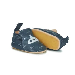 EASY PEASY CHAUSSON SOUPLE ANTIDÉRAPANT "BLUBLU" SOUS MARIN MARINE