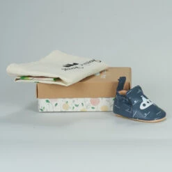 EASY PEASY CHAUSSON SOUPLE ANTIDÉRAPANT "BLUBLU" SOUS MARIN MARINE -Bébé Produits Vente easy peasy chausson souple antiderapant blublu sou 4