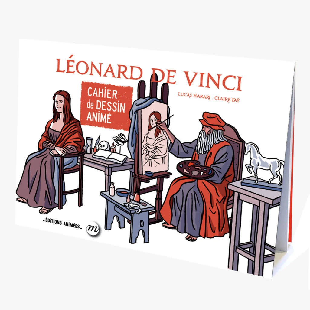 ÉDITIONS ANIMÉES CAHIER DE DESSIN ANIMÉ "LÉONARD DE VINCI" 16 PAGES 1 ÉDITIONS ANIMÉES CAHIER DE DESSIN ANIMÉ "LÉONARD DE VINCI" 16 PAGES