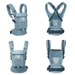 ERGOBABY PORTE BEBE - ADAPT - SOFTFLEX - BLEU ARDOISE -Bébé Produits Vente ergobaby porte bebe adapt softflex bleu ardoise 2