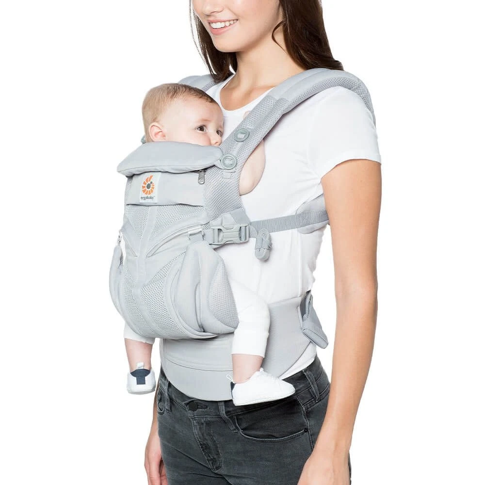 ERGOBABY PORTE BEBE - OMNI 360 - COOL AIR MESH - GRIS PERLE 6 ERGOBABY PORTE BEBE - OMNI 360 - COOL AIR MESH - GRIS PERLE – Image 6