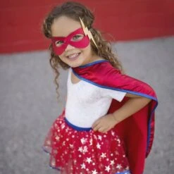 GREAT PRETENDERS DÉGUISEMENT - SET SUPER-HÉROÏNE JUPE CAPE ET MASQUE ROUGE -Bébé Produits Vente great pretenders deguisement set super heroine jup 2