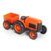 GREEN TOYS TRACTEUR ET REMORQUE ORANGE