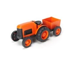GREEN TOYS TRACTEUR ET REMORQUE ORANGE -Bébé Produits Vente green toys tracteur et remorque orange 3