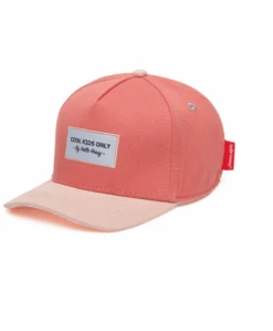 HELLO HOSSY CASQUETTE ENFANT VISIÈRE COURBÉE "MINI FRAMBOISE"