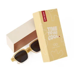 HELLO HOSSY LUNETTES DE SOLEIL "MINI EDIE" JAUNE/CRÈME -Bébé Produits Vente hello hossy lunettes de soleil mini edie jaune cre 8