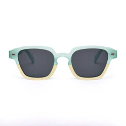 HELLO HOSSY LUNETTES DE SOLEIL "MINI JERRY" TURQUOISE/CRÈME