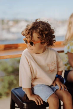 HELLO HOSSY LUNETTES DE SOLEIL "MINI TOMMY" ORANGE/CRÈME -Bébé Produits Vente hello hossy lunettes de soleil mini tommy orange c 7