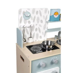Bébé Produits Vente -Bébé Produits Vente janod cuisine en bois plume bleue 1