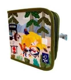 JAQ JAQ BIRD CAHIER ARDOISE EFFAÇABLE "CAMPING" -Bébé Produits Vente jaq jaq bird cahier ardoise effacable camping 3