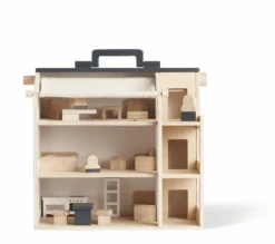 KID'S CONCEPT MAISON DE POUPÉE TRANSPORTABLE "STUDIO HOUSE" AVEC MOBILIER