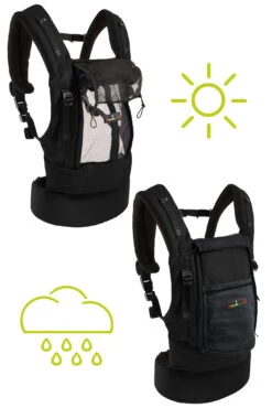 LOVE RADIUS PHYSIOCARRIER COTON NOIR POCHE ANTHRACITE -Bébé Produits Vente love radius physiocarrier coton noir poche anthrac 2