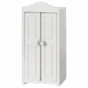 MAILEG ARMOIRE DOUBLE PORTES BOIS BLANC 16CM