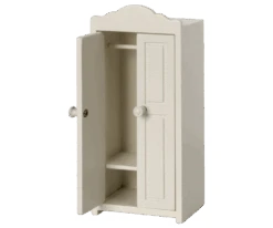 MAILEG ARMOIRE DOUBLE PORTES BOIS BLANC 16CM -Bébé Produits Vente maileg armoire double portes bois blanc 16cm 2